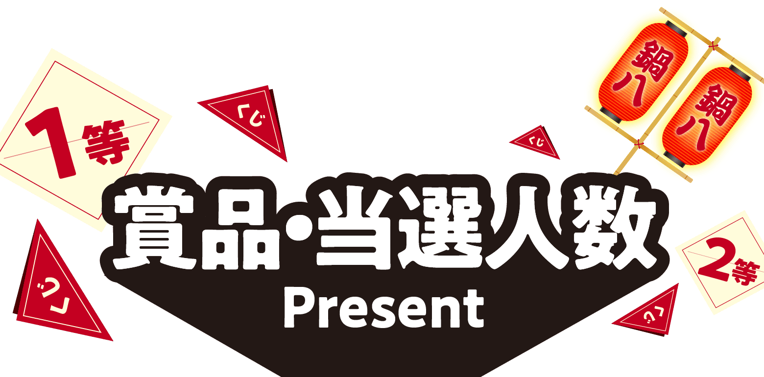 ”賞品・当選人数”